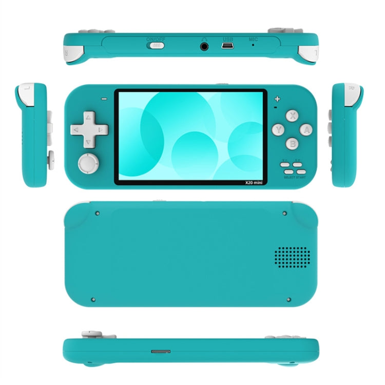 X20 mini Classic Games Handheld Game Console with 4.3 inch Screen & 8GB Memory(Grey) by buy2fix
