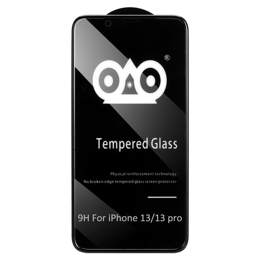 For iPhone 16e / 13 / 13 Pro Shockproof Anti-breaking Edge Airbag Tempered Glass Film by buy2fix