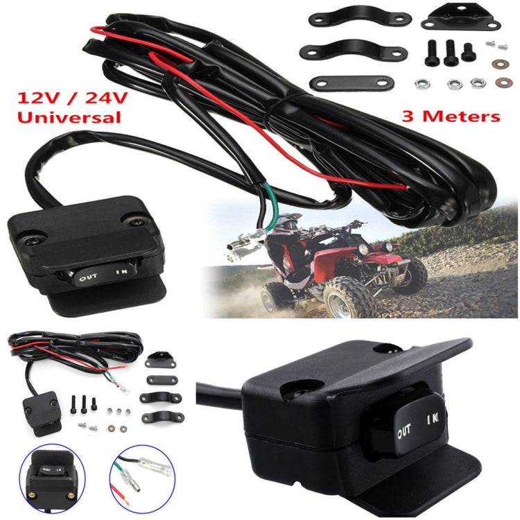 A0398 ATV Thumb Switch Control Cable Motorcycle Switch Handlebar Control Line, Cable Length: 3m - DIY Cables by buy2fix | Online Shopping UK | buy2fix
