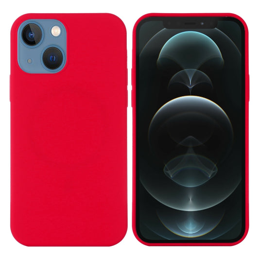 For iPhone 13 Shockproof Silicone Magnetic Magsafe Case(Red) by buy2fix