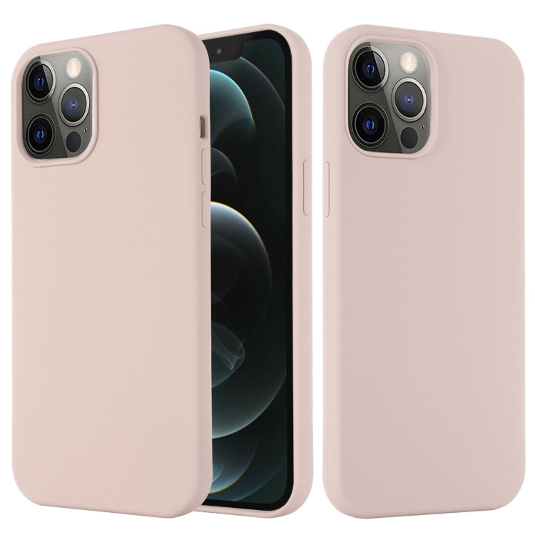 For iPhone 13 Pro Shockproof Silicone Magnetic Magsafe Case (Sand Pink) - iPhone 13 Pro Cases by buy2fix | Online Shopping UK | buy2fix
