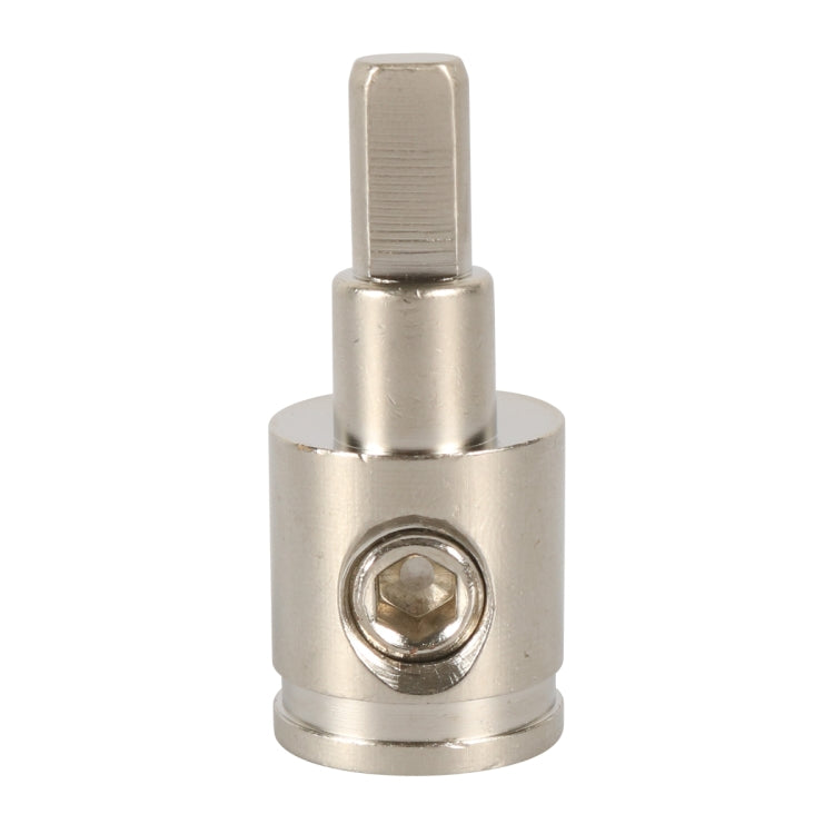 A5679 2 PCS Car Large Size Nickel-plated Brass 0GA to 4GA Audio Terminal Block - Terminal connectors by buy2fix | Online Shopping UK | buy2fix