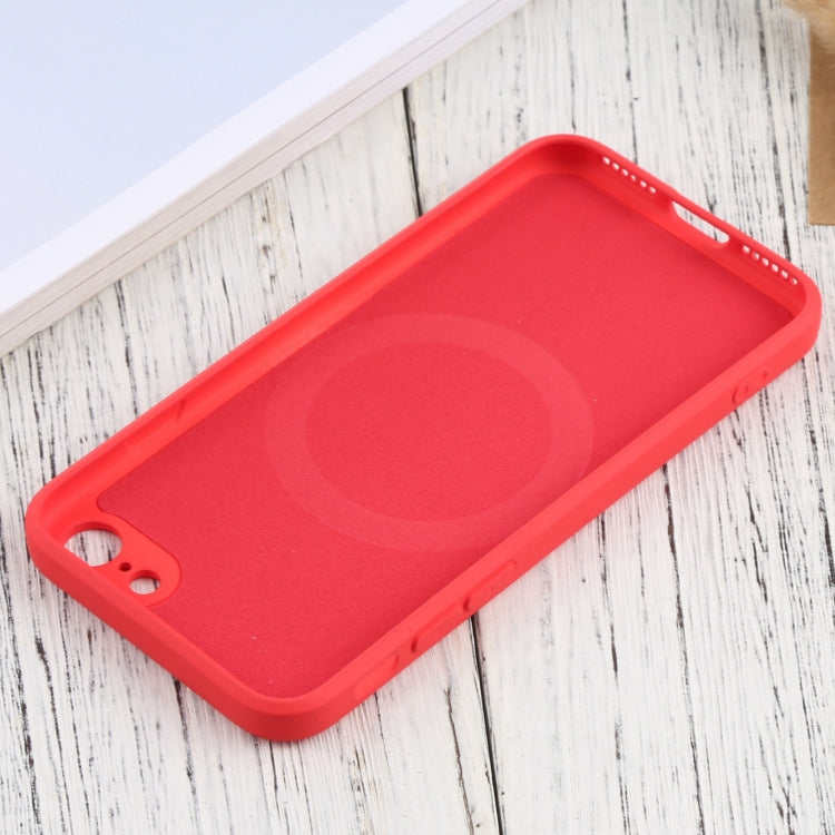 For iPhone SE 2022 / SE 2020 / 8 / 7 Silicone Full Coverage Shockproof Magsafe Case(Red) by buy2fix