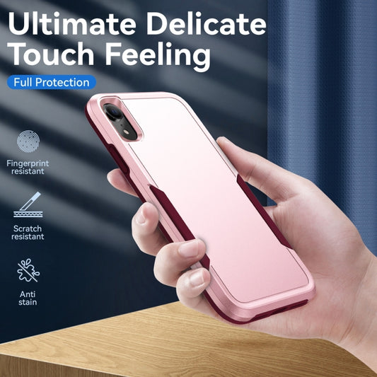 For iPhone XR Pioneer Armor Heavy Duty Shockproof Phone Case(Pink) by buy2fix