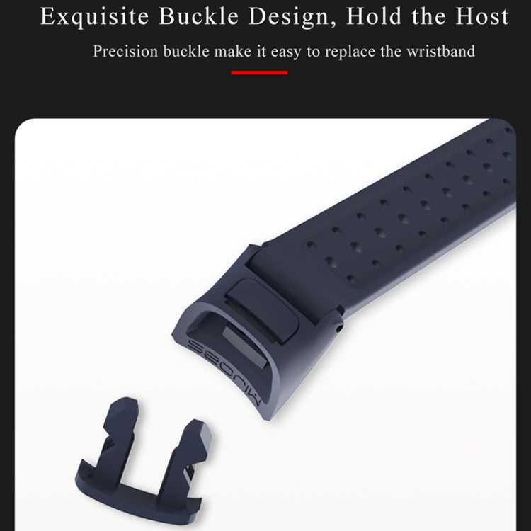 For Honor Band 4 / 5 MIJOBS Breathable Silicone Watch Band with Hole(Army Green) - Watch Bands by MIJOBS | Online Shopping UK | buy2fix
