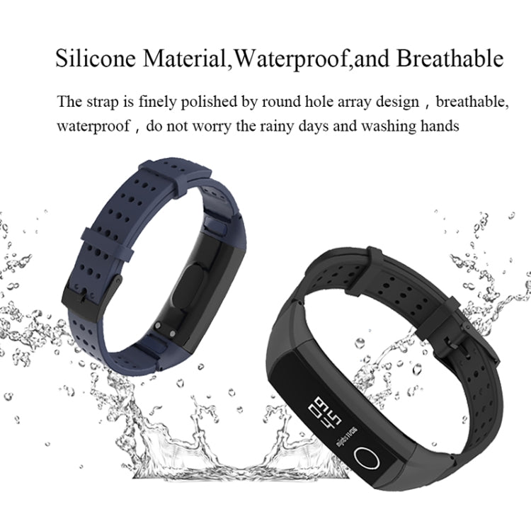 For Honor Band 4 / 5 MIJOBS Breathable Silicone Watch Band with Hole(Army Green) - Watch Bands by MIJOBS | Online Shopping UK | buy2fix