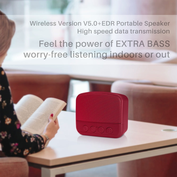 New Rixing NR-101 Mini TWS Bluetooth Speaker(Black) - Desktop Speaker by NewRixing | Online Shopping UK | buy2fix