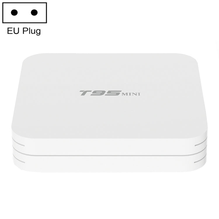 T95MINI 4K HD Network TV Set Top Box, Android 10.0, Allwinner H313 Quad Core 64-bit Cortex-A53, 1GB + 8GB, Support 2.4G WiFi, HDMI, AV, LAN, USB 2.0, EU Plug - Allwinner H3 by buy2fix | Online Shopping UK | buy2fix