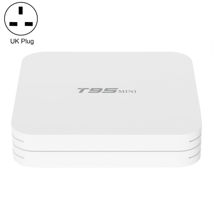 T95MINI 4K HD Network TV Set Top Box, Android 10.0, Allwinner H313 Quad Core 64-bit Cortex-A53, 1GB + 8GB, Support 2.4G WiFi, HDMI, AV, LAN, USB 2.0, UK Plug - Allwinner H3 by buy2fix | Online Shopping UK | buy2fix
