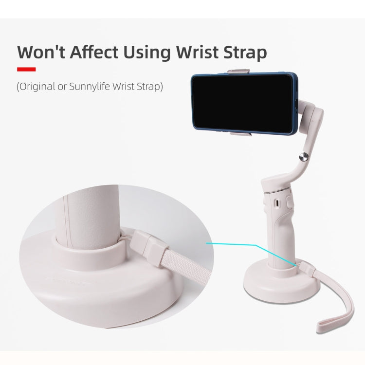 Sunnylife DZ75 Mobile Phone Gimbal Desktop Fixed Stand Base for DJI OM 5(White) - by Sunnylife | Online Shopping UK | buy2fix