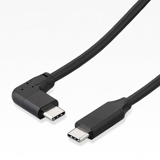 60W 3A USB-C / Type-C Male to USB-C / Type-C Elbow PD Fast Charging Magic Belt Cable, Cable Length:2m by buy2fix