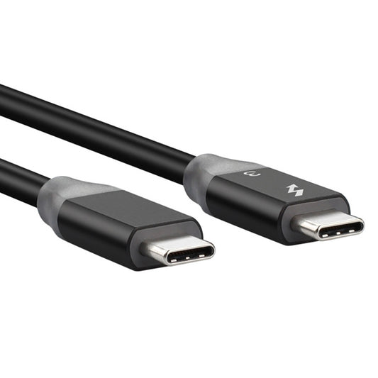 100W USB-C / Type-C 4.0 Male to USB-C / Type-C 4.0 Male Two-color Full-function Data Cable for Thunderbolt 3, Cable Length:0.61m by buy2fix