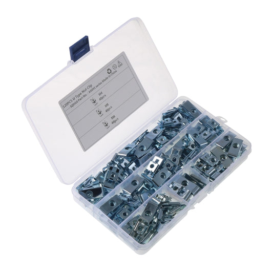 A6091 120 PCS Car M4/M5/M6 Fastener Clips Base U-shaped Clip Nut by buy2fix