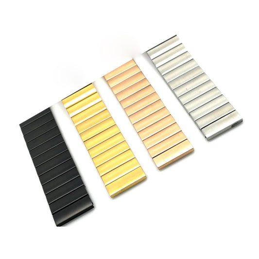 18mm For Samsung Smart Watch One-bead Steel Butterfly Buckle Watch Band(Black) by buy2fix