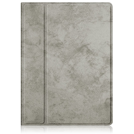 For iPad mini 2024 / mini 6 Solid Color Voltage Horizontal Flip PU Leather Tablet Case with Rotating Holder & Pen Slot & Sleep / Wake-up Function(Grey) - iPad mini 6 Cases by buy2fix | Online Shopping UK | buy2fix