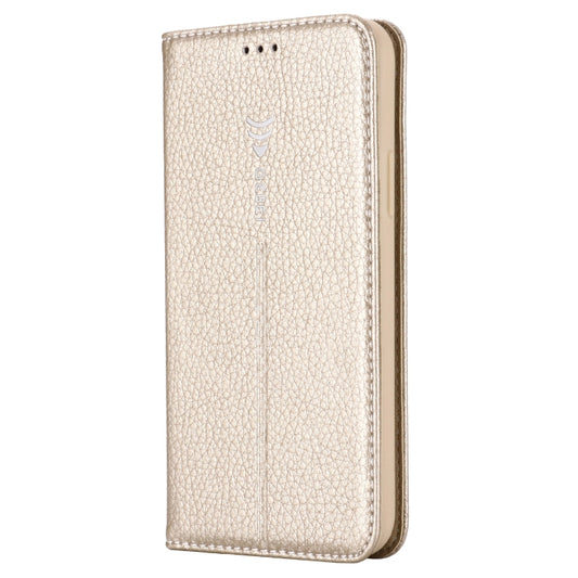 For iPhone 11 GEBEI PU+TPU Horizontal Flip Protective Case with Holder & Card Slots(Gold) by GEBEI
