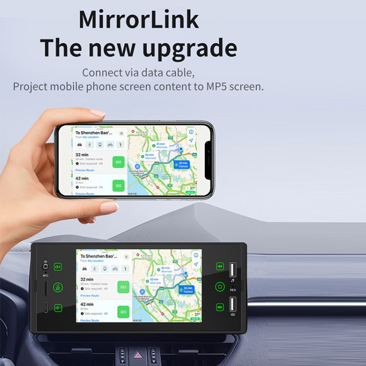 SW150 5-inch HD Touch Screen Dual USB Car MP5 Player Bluetooth Reversing Video Card U Disk Radio - Car MP3 & MP4 & MP5 by buy2fix | Online Shopping UK | buy2fix