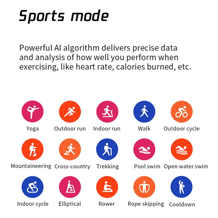 MX7 1.69 inch IPS Touch Screen IP68 Waterproof Smart Watch, Support Sleep Monitoring / Heart Rate Monitoring / Bluetooth Call / Body Temperature Monitoring(Blue) by buy2fix