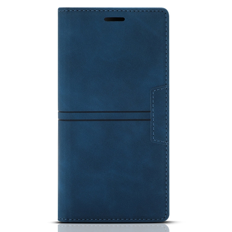 For iPhone 12 Pro Max Dream Magnetic Suction Business Horizontal Flip PU Leather Case with Holder & Card Slot & Wallet(Blue) - iPhone 12 Pro Max Cases by buy2fix | Online Shopping UK | buy2fix