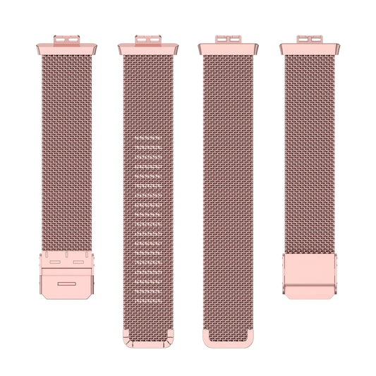 For Huawei Watch Fit Mesh Metal Watch Band(Rose Pink) by buy2fix