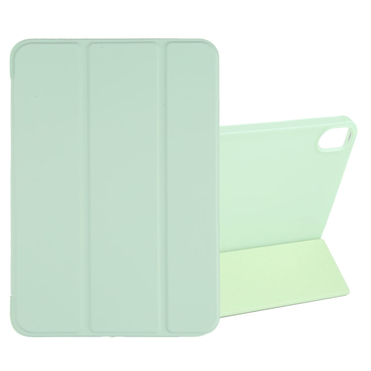 For iPad mini 2024 / mini 6 GEBEI Shockproof Horizontal Flip Tablet Case with Three-folding Holder(Mint Green) - iPad mini 6 Cases by GEBEI | Online Shopping UK | buy2fix
