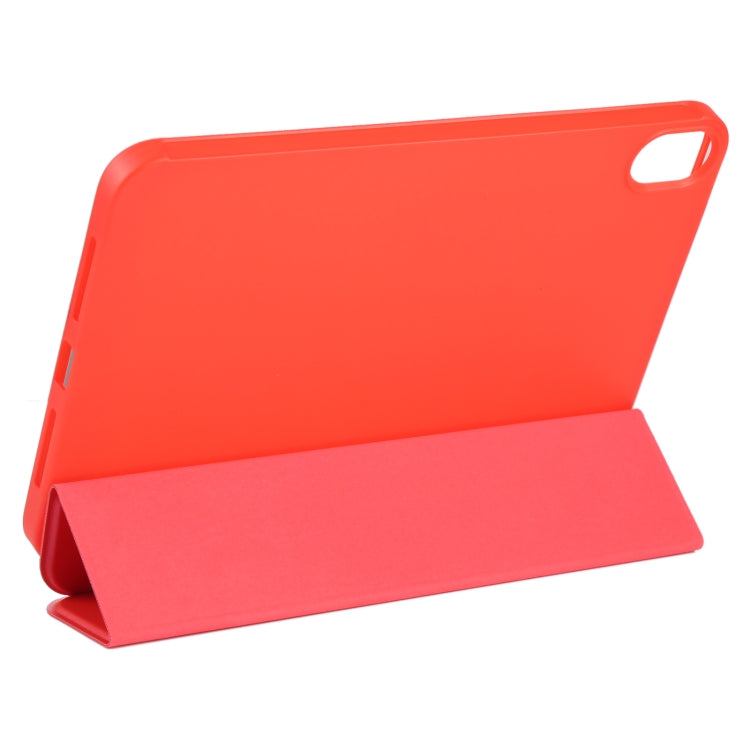 For iPad mini 2024 / mini 6 GEBEI Shockproof Horizontal Flip Tablet Case with Three-folding Holder(Red) - iPad mini 6 Cases by GEBEI | Online Shopping UK | buy2fix