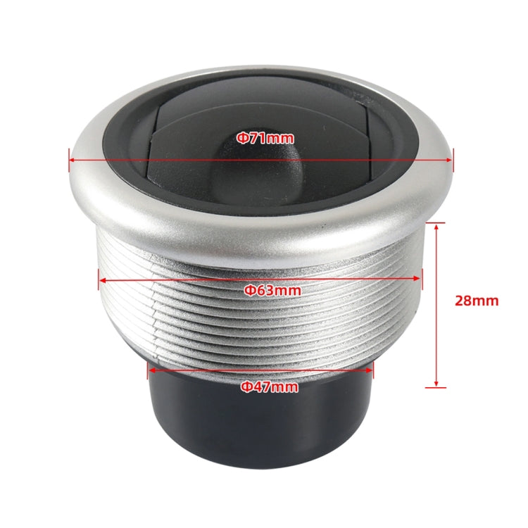 A5681-02 71mm RV Universal Air-conditioning Outlet, Hole Size: 63mm - Air Conditioning System by buy2fix | Online Shopping UK | buy2fix