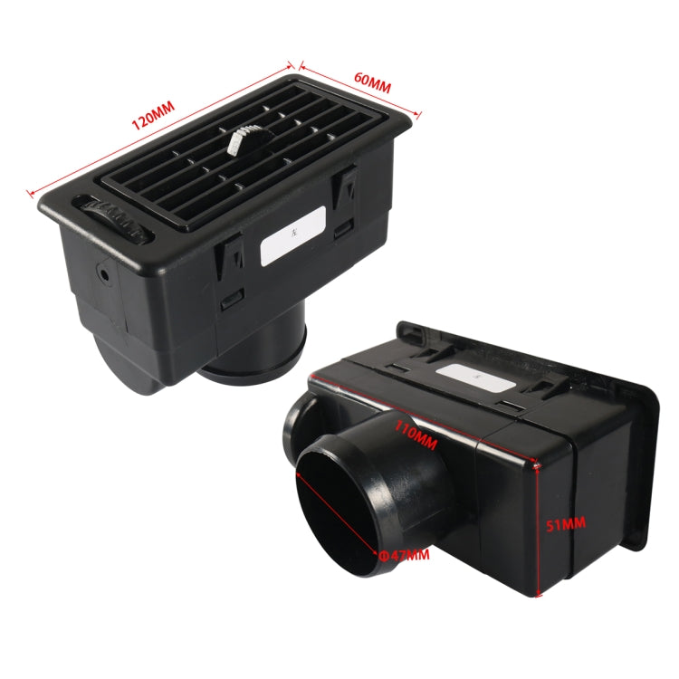 A5680 Modified RV Dashboard Air Outlet Bus Air-conditioning Outlet - Air Conditioning System by buy2fix | Online Shopping UK | buy2fix