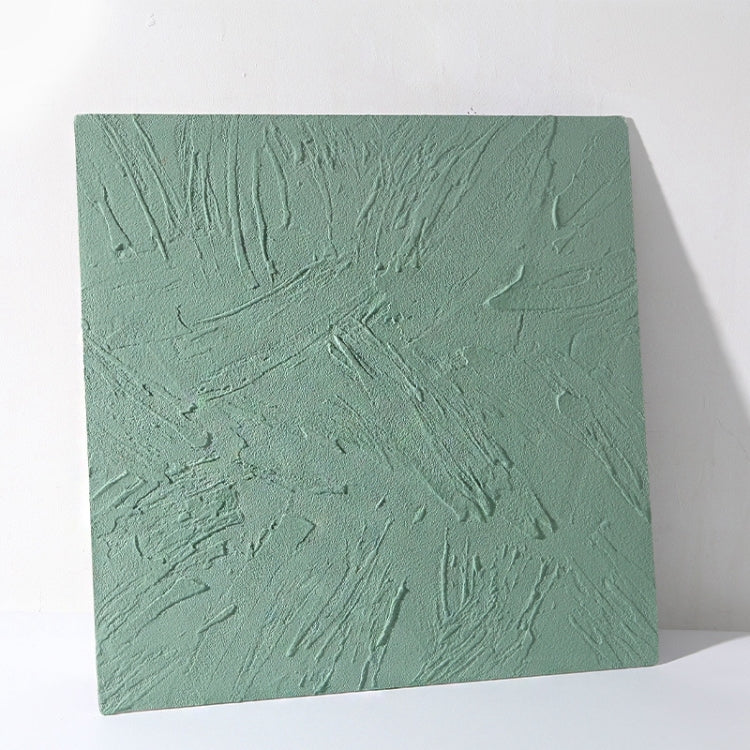 60 x 60cm Retro PVC Cement Texture Board Photography Backdrops Board(Grey Bean Green) - Brick Wall by buy2fix | Online Shopping UK | buy2fix