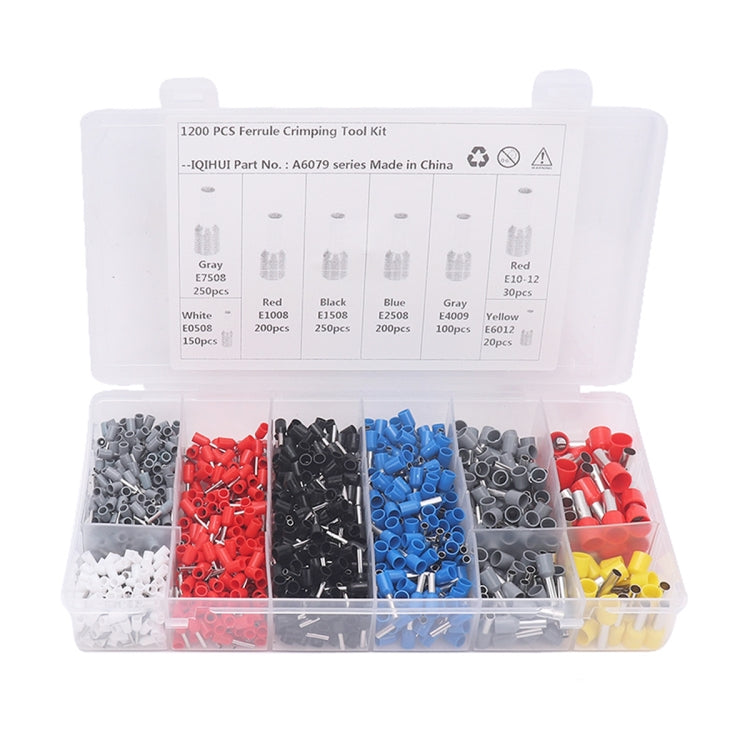 A6079 1200 in 1 Needle-shaped Tubular Cold-pressed Terminal - Booster Cable & Clip by buy2fix | Online Shopping UK | buy2fix