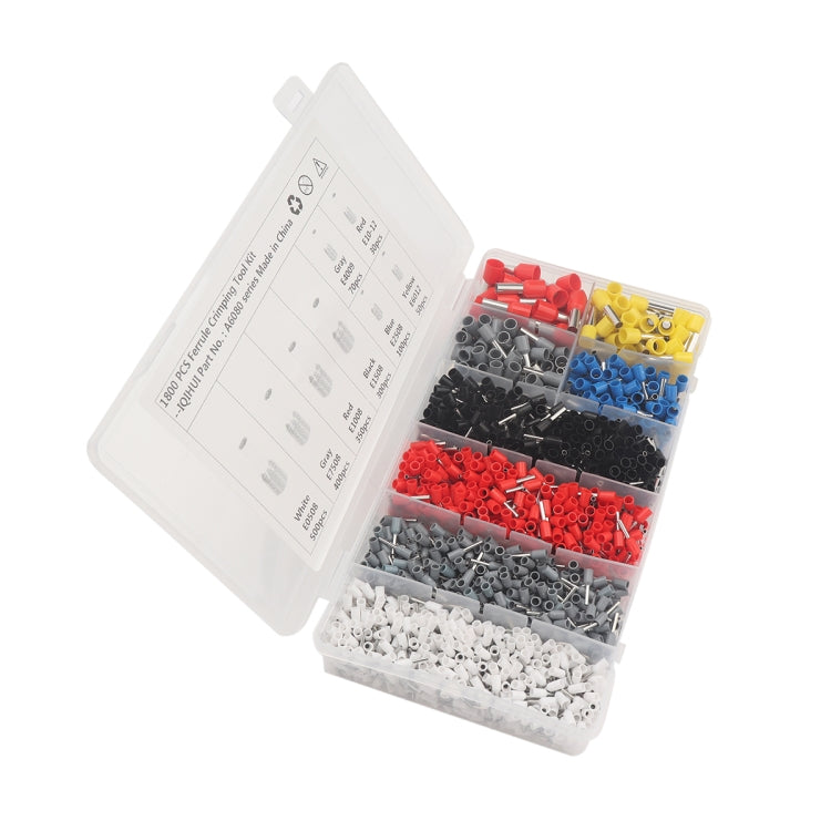 A6080 1800 in 1 Needle-shaped Tubular Cold-pressed Terminal - Booster Cable & Clip by buy2fix | Online Shopping UK | buy2fix