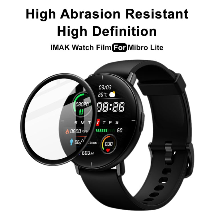For Mibro Lite IMAK Plexiglass HD Watch Protective Film - Screen Protector by imak | Online Shopping UK | buy2fix