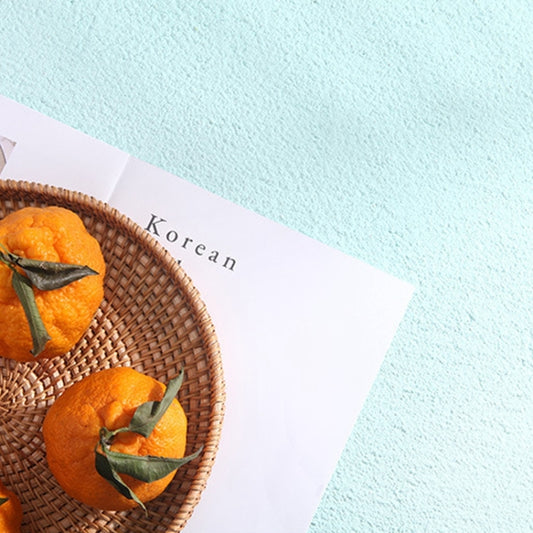 80 x 60cm PVC Backdrop Board Coarse Sand Texture Cement Photography Backdrop Board(Blue) by buy2fix