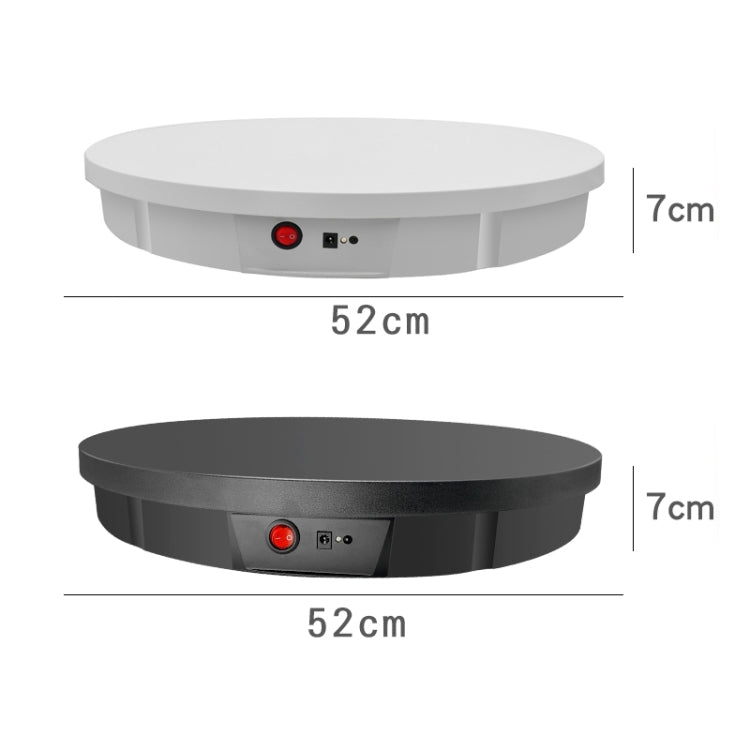 52cm Remote Control Electric Rotating Turntable Display Stand Video Shooting Props Turntable, Plug-in Power, Power Plug:US Plug(Black) - by buy2fix | Online Shopping UK | buy2fix