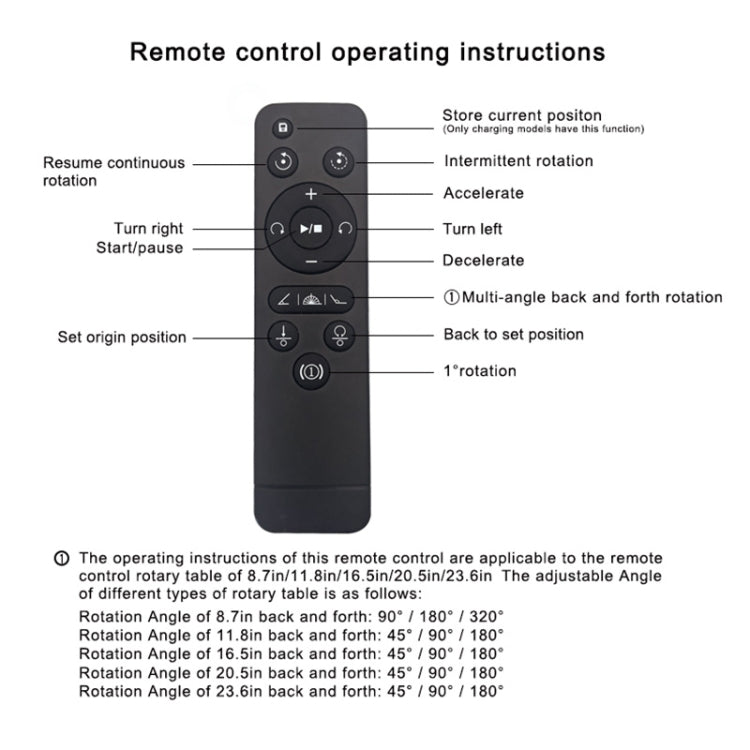 52cm Remote Control Electric Rotating Turntable Display Stand Video Shooting Props Turntable, Charging Power, Power Plug:AU Plug(Black) - by buy2fix | Online Shopping UK | buy2fix