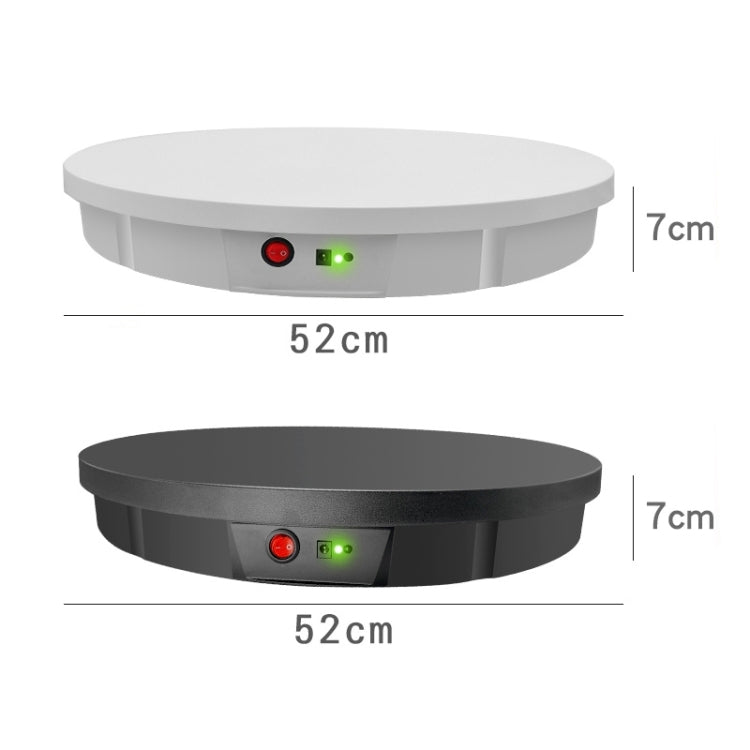 52cm Remote Control Electric Rotating Turntable Display Stand Video Shooting Props Turntable, Charging Power, Power Plug:UK Plug(Black) - by buy2fix | Online Shopping UK | buy2fix