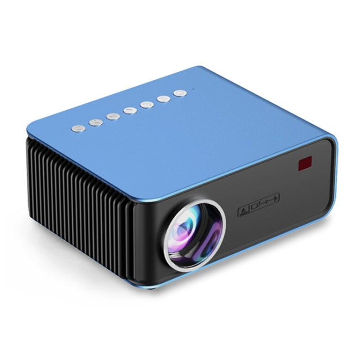 T4 Regular Version 1024x600 1200 Lumens Portable Home Theater LCD Projector, Plug Type:EU Plug(Blue) - Mini Projector by buy2fix | Online Shopping UK | buy2fix
