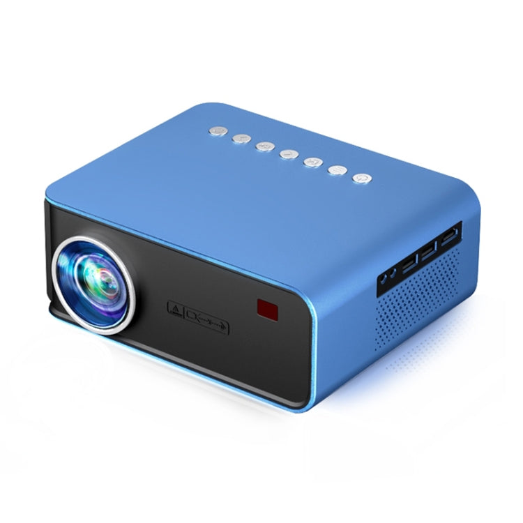 T4 Regular Version 1024x600 1200 Lumens Portable Home Theater LCD Projector, Plug Type:EU Plug(Blue) - Mini Projector by buy2fix | Online Shopping UK | buy2fix