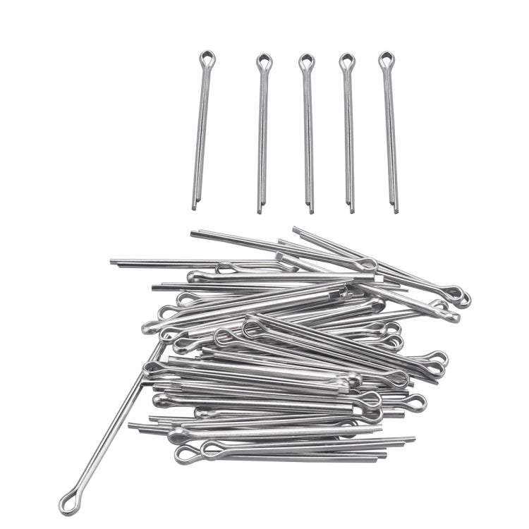 A5493 50 in 1 Stainless Steel U-shaped Split Spring Pin - Booster Cable & Clip by buy2fix | Online Shopping UK | buy2fix