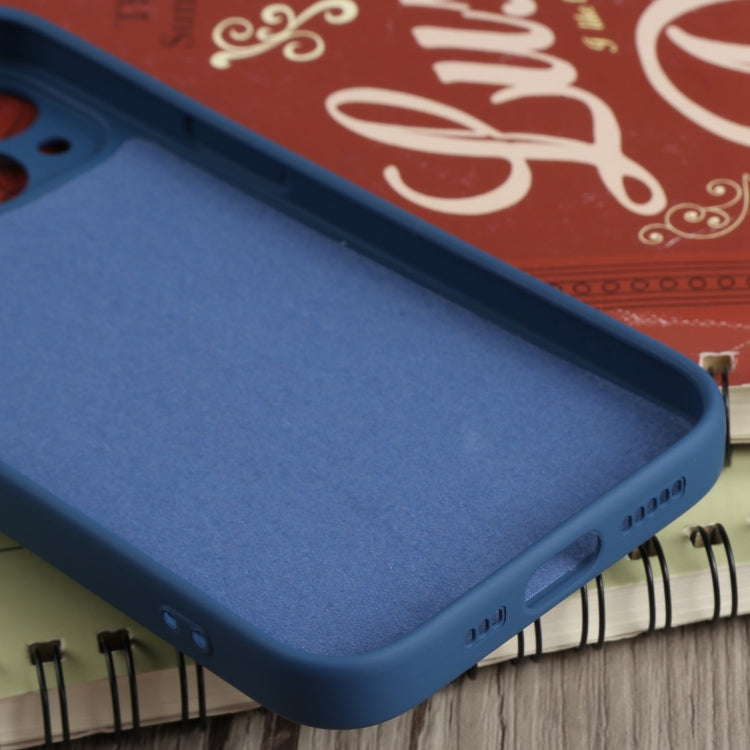 For iPhone 13 mini Liquid Silicone Shockproof Magsafe Case (Navy Blue) - iPhone 13 mini Cases by buy2fix | Online Shopping UK | buy2fix
