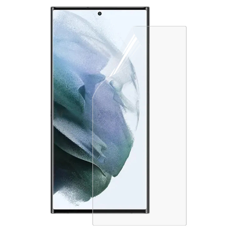 For Samsung Galaxy S22 Ultra 5G Full Screen Protector Explosion-proof Hydrogel Film - Galaxy Tempered Glass by buy2fix | Online Shopping UK | buy2fix