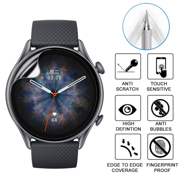 Curved 3D Composite Material Soft Film Screen Protector For Amazfit GTR 3 Pro - Screen Protector by ENKAY | Online Shopping UK | buy2fix