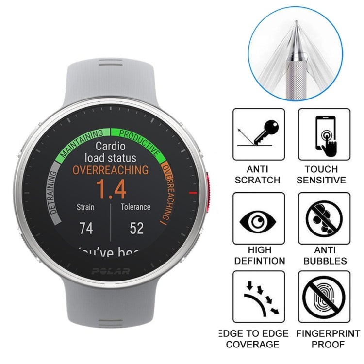 0.26mm 2.5D 9H Tempered Glass Film Screen Protector For Polar Vantage V2 - by buy2fix | Online Shopping UK | buy2fix