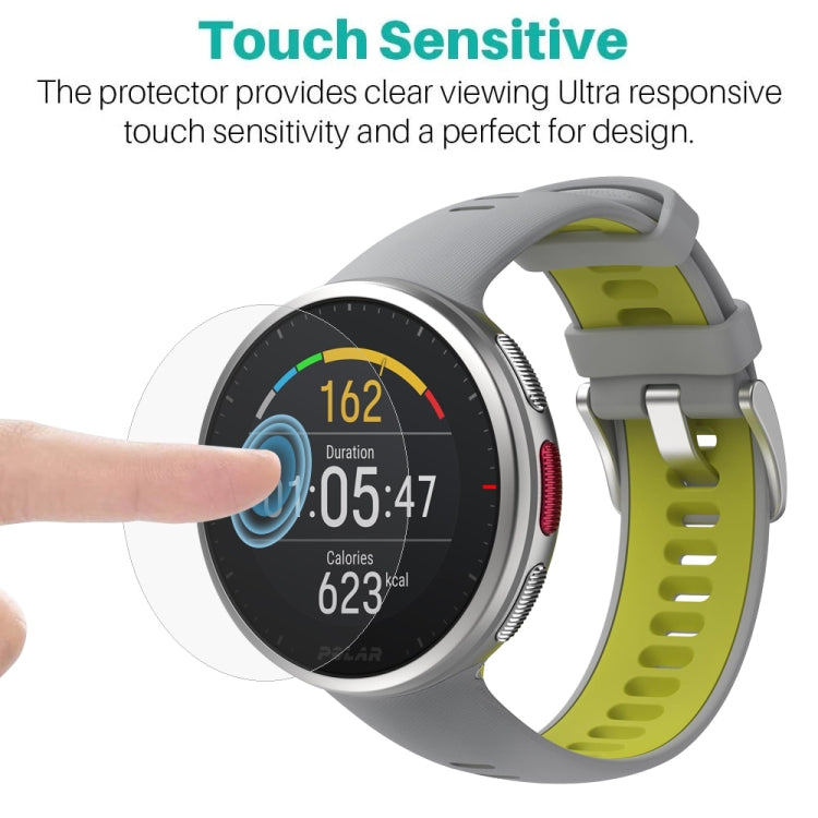 0.26mm 2.5D 9H Tempered Glass Film Screen Protector For Polar Vantage V2 - by buy2fix | Online Shopping UK | buy2fix