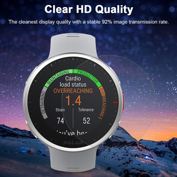 0.26mm 2.5D 9H Tempered Glass Film Screen Protector For Polar Vantage V2 - by buy2fix | Online Shopping UK | buy2fix