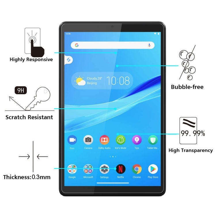 2 PCS 9H 2.5D Explosion-proof Tempered Tablet Glass Film For Lenovo Tab M8 FHD - Others by buy2fix | Online Shopping UK | buy2fix