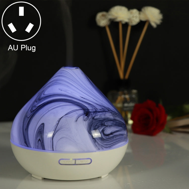 400ml Volcano Shape Humidifier Glass Aromatherapy Machine Automatic Alcohol Sprayer, Plug Specification:AU Plug(White) - Air Purifiers & Accessories by buy2fix | Online Shopping UK | buy2fix