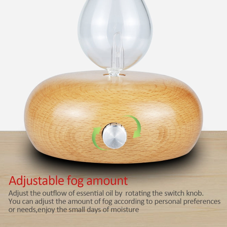 Wood Essential Oil Diffuser Aromatherapy Machine Automatic Alcohol Sprayer, Plug Specification:AU Plug(Light Brown) - Air Purifiers & Accessories by buy2fix | Online Shopping UK | buy2fix