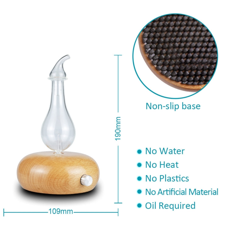 Wood Essential Oil Diffuser Aromatherapy Machine Automatic Alcohol Sprayer, Plug Specification:EU Plug(Dark Brown) - Air Purifiers & Accessories by buy2fix | Online Shopping UK | buy2fix