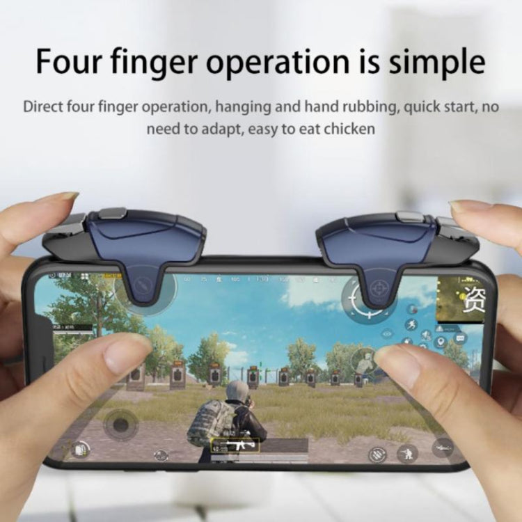 MeMo AK02 Burst Shooting Capacitive Mobile Phone Gamepad(Blue) by buy2fix